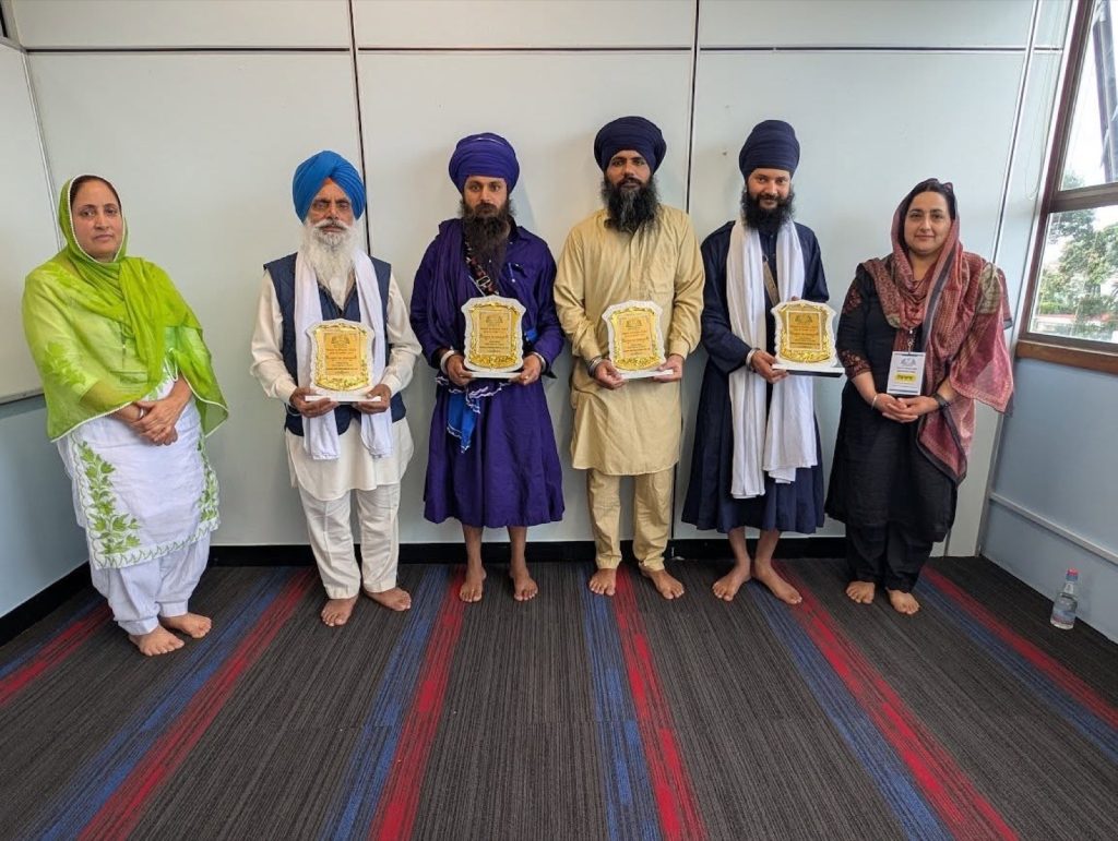 Recognition of contributors at an ISSNZ event